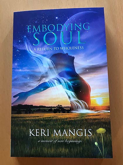 Book editing sscreenshot for Keri Mangis book "Embodying the Soul".